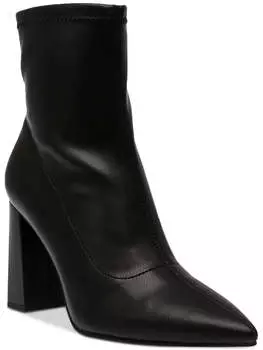 Iloise женские лакированные ботильоны на блочном каблуке Wild Pair, цвет black smooth