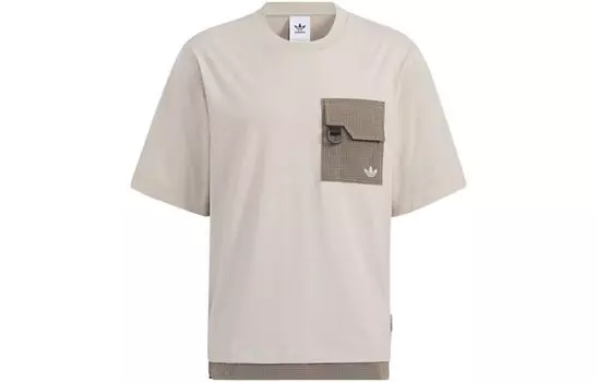 IM Футболка мужская серебристо-серая Adidas Originals, серый