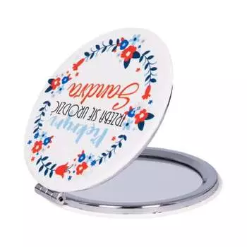 Именное зеркало - Круг, Inne, белый