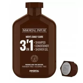 IMMORTAL мужской шампунь 3в1 500мл