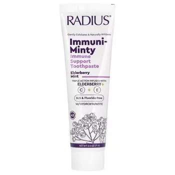 Immuni-Minty, Зубная паста для поддержки иммунитета, бузина и мята, 2,5 унции (71 г) Radius