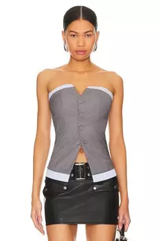 Имоджен топ Superdown, серый