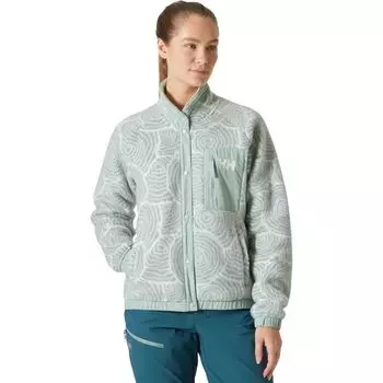 Имперская куртка на кнопках с принтом и ворсом Helly Hansen, зеленый