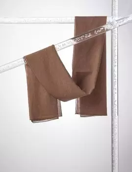 Импортная креповая шаль из норки Kayra