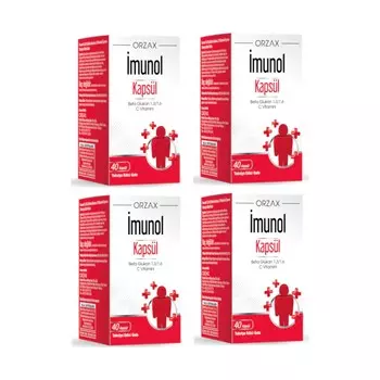 Имунол бета глюкан Orzax, 40 капсул