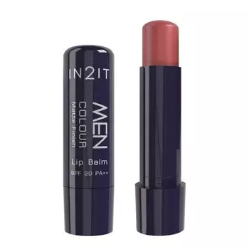 In 2 It In2It Men Color Matte Lip Balm SPF20 PA++ 4,8г. 01 Ям, MCBM YAM