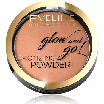 In Stone Glow & Go No 02 Бронзер-пудра, 9 мл, Eveline Cosmetics