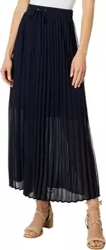 In The Fold – плиссированная юбка Elliott Lauren, темно-синий