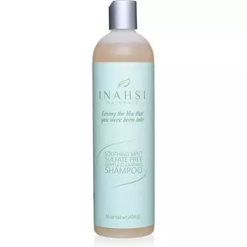 Inahsi Успокаивающий нежный очищающий шампунь с мятой 454G, Inahsi Naturals