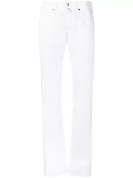 Incotex брюки кроя слим, белый