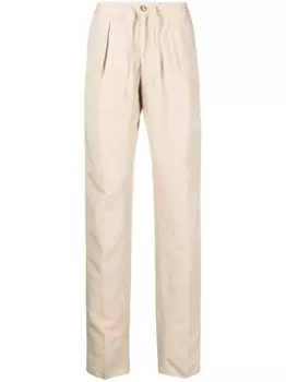 Incotex брюки с кулиской, нейтральный цвет