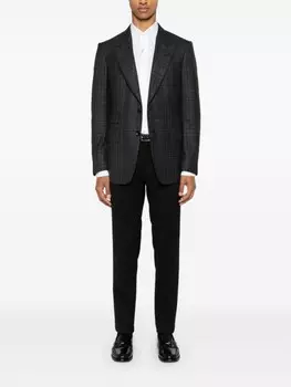 Incotex брюки со складками, черный