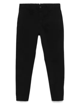 Incotex брюки со складками, черный