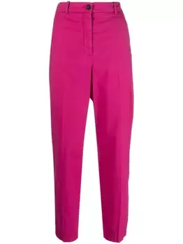 Incotex брюки строгого кроя, розовый