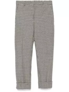 Incotex брюки в ломаную клетку, серый