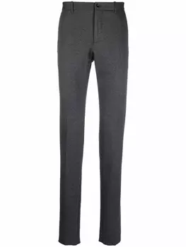 Incotex прямые брюки средней посадки, серый