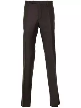 Incotex шерстяные брюки, коричневый