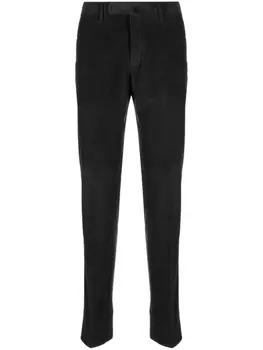 Incotex straight-leg corduroy chinos, синий