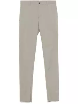 Incotex узкие брюки чинос, зеленый