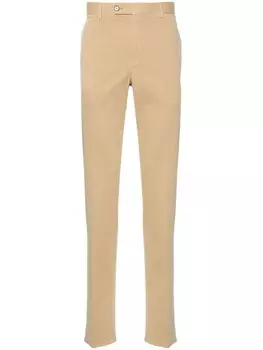 Incotex узкие брюки с ремешками, нейтральный цвет
