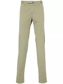 Incotex узкие брюки, зеленый