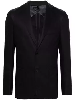Incotex узкий пиджак с зазубренными лацканами, синий