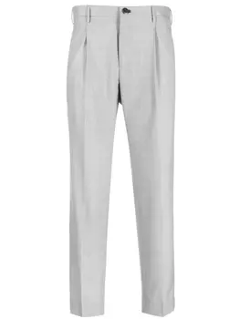 Incotex зауженные брюки чинос, серый