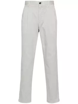 Incotex зауженные брюки чинос, серый