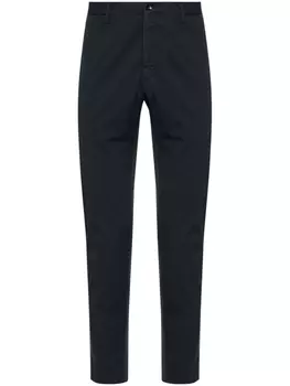Incotex зауженные брюки чинос, синий