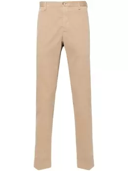 Incotex зауженные брюки, коричневый