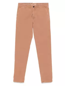 Incotex зауженные брюки, коричневый