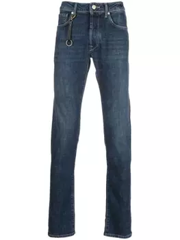 Incotex зауженные джинсы, синий
