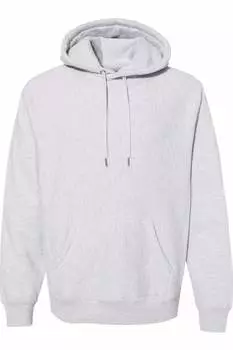 Independent Trading Co. Legend - Премиальная толстовка с капюшоном и перекрещивающимися нитями, цвет grey heather