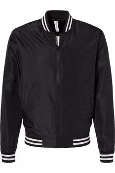 Independent Trading Co. Легкая куртка-бомбер, цвет black/ white stripe