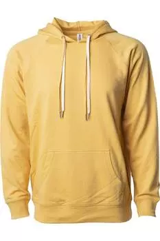 Independent Trading Co. Легкая махровая толстовка Icon с капюшоном и петельчатой спиной, цвет harvest gold