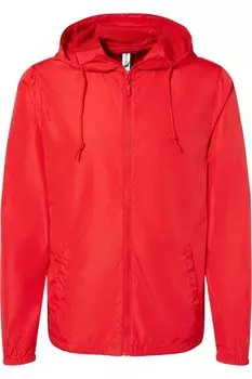 Independent Trading Co. Легкая ветровка с застежкой-молнией, красный