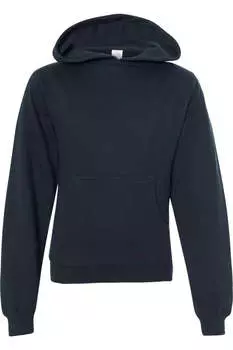 Independent Trading Co. Молодежная толстовка с капюшоном средней толщины, темно-синий