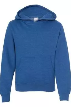 Independent Trading Co. Молодежная толстовка с капюшоном средней толщины, цвет royal heather