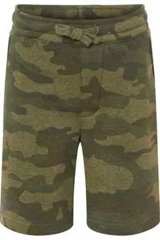 Independent Trading Co. Молодежные легкие спортивные шорты из специальной смеси, цвет forest camo heather