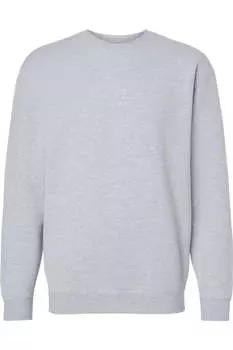 Independent Trading Co. Толстовка Heavyweight Crewneck, цвет grey heather