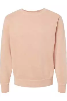 Independent Trading Co. Толстовка средней плотности с круглым вырезом, пигментированная, цвет pigment dusty pink