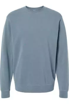 Independent Trading Co. Толстовка средней плотности с круглым вырезом, пигментированная, цвет pigment slate blue