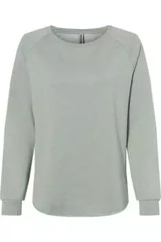 Independent Trading Co. Женская толстовка California Wave Wash с круглым вырезом, цвет sage