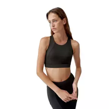 Инди Born Living Йога Женский топ Born Living Yoga, чёрный