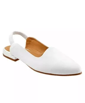 Инди Туфли на плоской подошве Bueno, белый