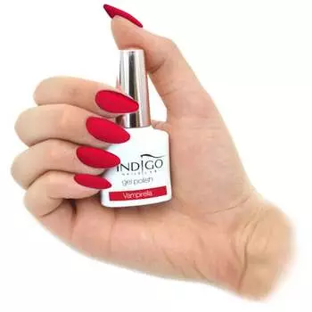 Индиго, Гель-лак, Гибридный лак для ногтей, Вампирелла, 7 мл, Indigo