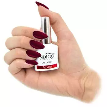 Индиго, гибридный лак для ногтей, Adorator, Indigo