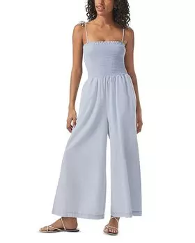 Индиго полосатый комбинезон Splendid, синий