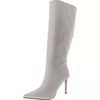 Индийские женские высокие туфли-лодочки до середины голени Steve Madden, цвет bone