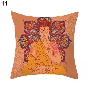 Индийский слон Ганеша Будда поясная подушка крышка огонь диван домашний декор-11 # Stuttg